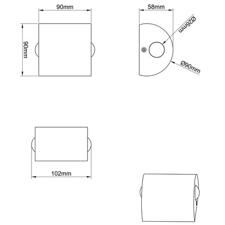 HLW LED LED Wandlamp Trion Wallis 6W Warm Wit 3000K - Mat Nikkel Aluminium HLW LED LED Wandlamp Trion Wallis 6W Warm Wit 3000K - Mat Nikkel Aluminium