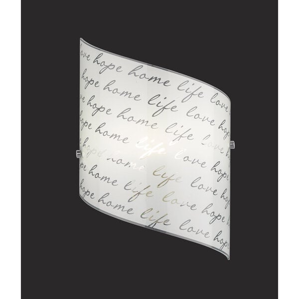 HLW LED LED Wandlamp Trion Sonu - Mat Witte Vierkante Wandverlichting, E27 Fitting