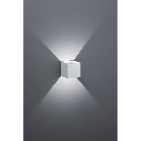 HLW LED LED Wandlamp Mat Grijs met OSRAM LEDs - Warm Wit 2700K–3000K, 4W LED, Stijlvolle Vloerlamp & Wandlamp