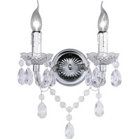 LED wandlamp | 2x40W | E14 | Rond | Mat-chroom | Aluminium LED wandlamp | 2x40W | E14 | Rond | Mat-chroom | Aluminium