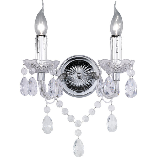 HLW LED LED Wandlamp Trion Lucy - Dubbele E14 Fitting, Helder Licht & Aluminium Design HLW LED LED Wandlamp Trion Lucy - Dubbele E14 Fitting, Helder Licht & Aluminium Design