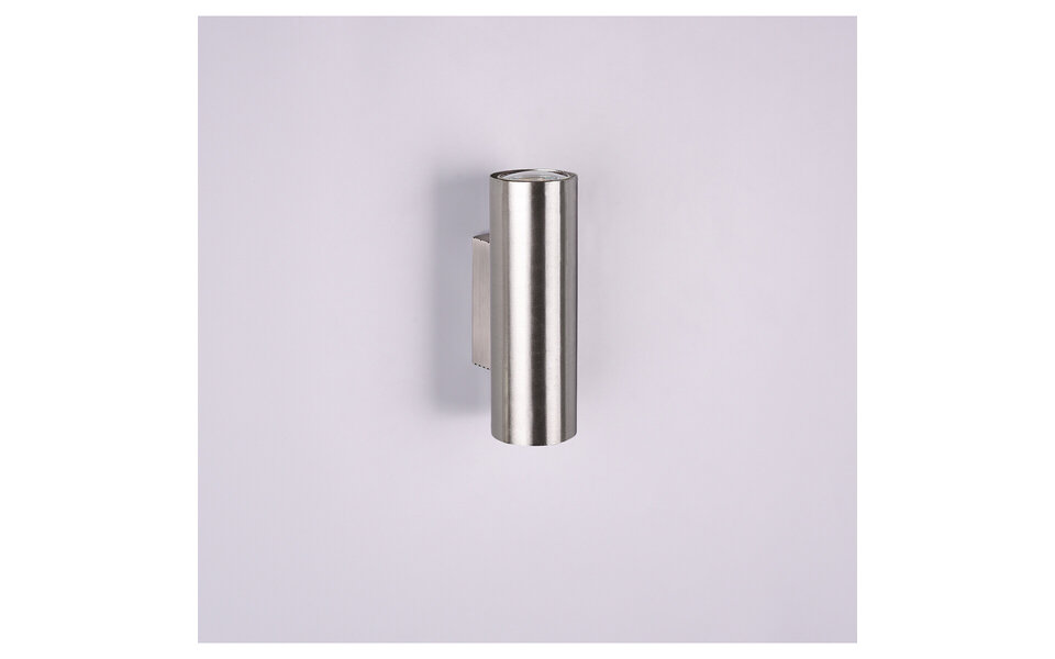 HLW LED LED Wandlamp Trion Mary - Mat Nikkel, Aluminium & Dubbele GU10 Fitting