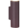 LED wandlamp | 2x35W | Roestkleur | GU10 | Up&Down | Alu LED wandlamp | 2x35W | Roestkleur | GU10 | Up&Down | Alu