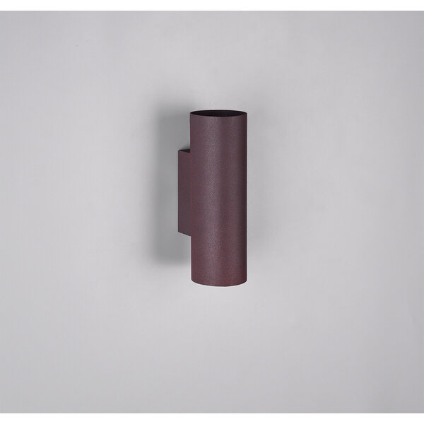 HLW LED LED Wandlamp Trion Mary met dubbele GU10 fitting - Roestkleur, Aluminium & Up/Down licht HLW LED LED Wandlamp Trion Mary met dubbele GU10 fitting - Roestkleur, Aluminium & Up/Down licht