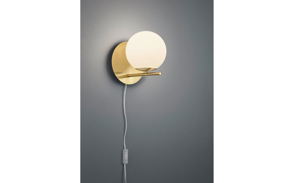 HLW LED LED Wandlamp Mat Goud - Luxe Gouden Vloerlamp & Energiezuinige LED Lamp