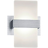 HLW LED LED Wandspot 4W Warm Wit 3000K - Beam Angle Verstelbaar - Mat Grijs Aluminium