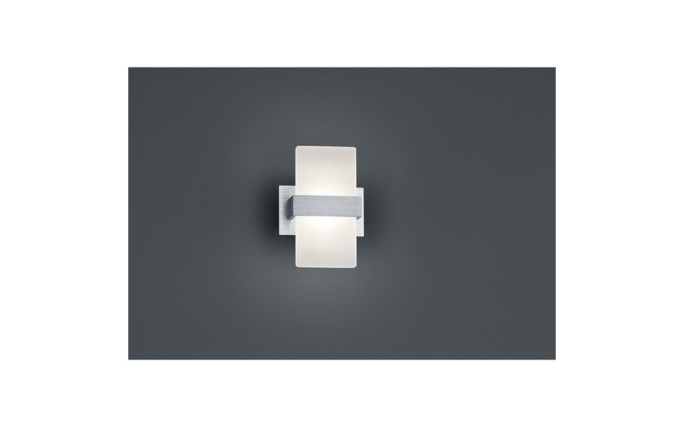 HLW LED LED Wandspot 4W Warm Wit 3000K - Beam Angle Verstelbaar - Mat Grijs Aluminium
