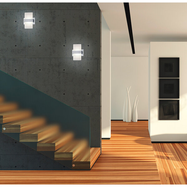 HLW LED LED Wandspot 4W Warm Wit 3000K - Beam Angle Verstelbaar - Mat Grijs Aluminium