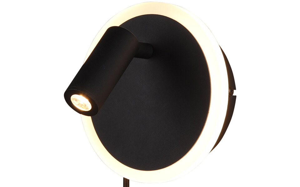 HLW LED Moderne LED Wandlamp Mat Zwart 7W - Warm Wit 2700K–3000K - Aluminium HLW LED Moderne LED Wandlamp Mat Zwart 7W - Warm Wit 2700K–3000K - Aluminium