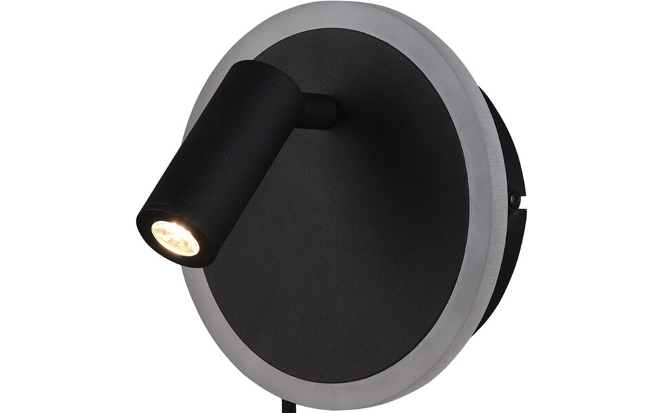 HLW LED Moderne LED Wandlamp Mat Zwart 7W - Warm Wit 2700K–3000K - Aluminium HLW LED Moderne LED Wandlamp Mat Zwart 7W - Warm Wit 2700K–3000K - Aluminium