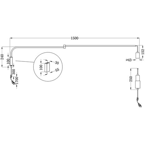 HLW LED LED Wandlamp Mat Zwart met Verstelbare Beam Angle en E27 Fitting - Duurzaam Aluminium HLW LED LED Wandlamp Mat Zwart met Verstelbare Beam Angle en E27 Fitting - Duurzaam Aluminium