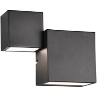 LED wandlamp | 12W | 2700-3000K | Dimbaar | Up&Down | Zwart