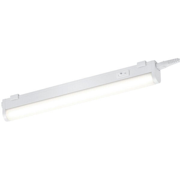HLW LED Witte LED Vloerlamp met Stoffen Kap, 4W LED en Warm Wit 2700K–3000K