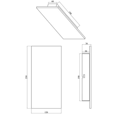 HLW LED Dimbare LED Wandlamp & Vloerlamp 9W - Zwarte & Witte opties - Warm Wit 2700K-3000K