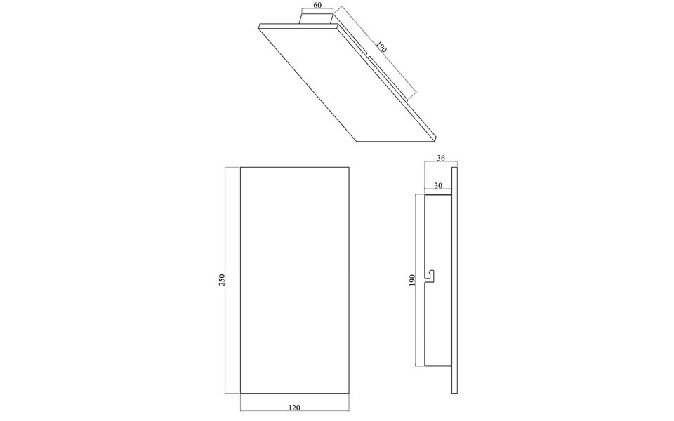 HLW LED Dimbare LED Wandlamp & Vloerlamp 9W - Zwarte & Witte opties - Warm Wit 2700K-3000K