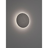 HLW LED LED Wandlamp 9W Dimbaar - Warm Wit 2700K–3000K - Mat Zwart Beton - Stijlvolle LED Vloerlamp