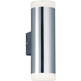 LED wandlamp | 8W | 3000K Warm | Chroom | Stoffenkap | IP44 LED wandlamp | 8W | 3000K Warm | Chroom | Stoffenkap | IP44