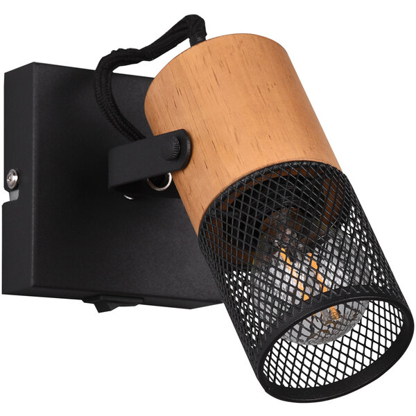 HLW LED LED Wandspot Mat Zwart - Duurzaam Aluminium met E14 Fitting, Perfect als LED Vloerlamp en LED Spot HLW LED LED Wandspot Mat Zwart - Duurzaam Aluminium met E14 Fitting, Perfect als LED Vloerlamp en LED Spot