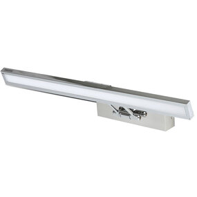 LED wandlamp | 8W | 4000K | 600 lm | Mat chroom aluminium LED wandlamp | 8W | 4000K | 600 lm | Mat chroom aluminium