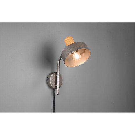 HLW LED LED Wandlamp Trion Giyon - Elegant Rond Design met Mat Nikkel Afwerking