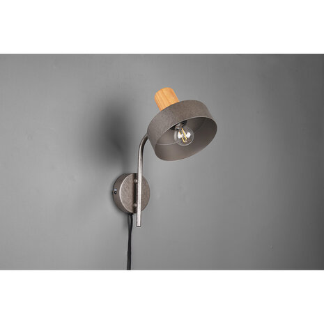 HLW LED LED Wandlamp Trion Giyon - Elegant Rond Design met Mat Nikkel Afwerking