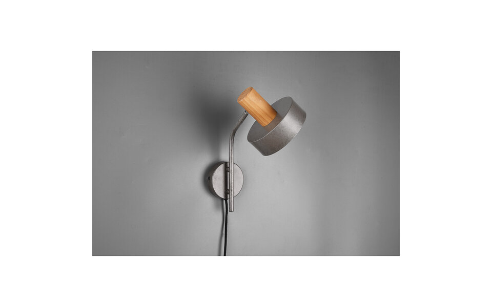 HLW LED LED Wandlamp Trion Giyon - Elegant Rond Design met Mat Nikkel Afwerking HLW LED LED Wandlamp Trion Giyon - Elegant Rond Design met Mat Nikkel Afwerking