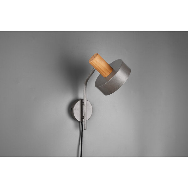 HLW LED LED Wandlamp Trion Giyon - Elegant Rond Design met Mat Nikkel Afwerking