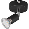 HLW LED LED Wandspot Trion Pamo - Mat Zwart Aluminium - GU10 Fitting, LED Spot HLW LED LED Wandspot Trion Pamo - Mat Zwart Aluminium - GU10 Fitting, LED Spot