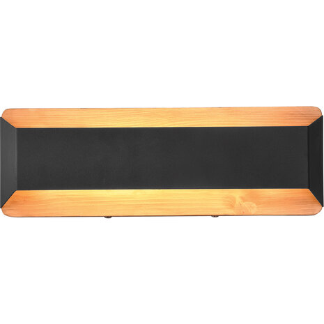 HLW LED LED Wandlamp Dimbaar - Mat Zwart Aluminium, Warm Wit 3000K, Up & Down Licht HLW LED LED Wandlamp Dimbaar - Mat Zwart Aluminium, Warm Wit 3000K, Up & Down Licht