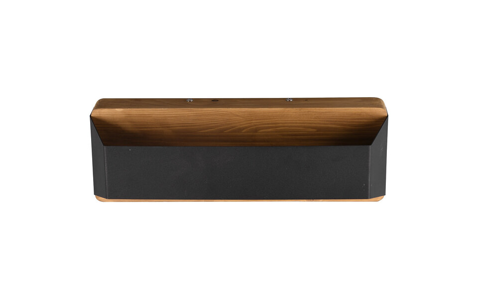 HLW LED LED Wandlamp Dimbaar - Mat Zwart Aluminium, Warm Wit 3000K, Up & Down Licht HLW LED LED Wandlamp Dimbaar - Mat Zwart Aluminium, Warm Wit 3000K, Up & Down Licht