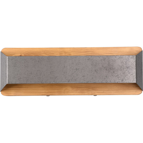 HLW LED LED Wandlamp Trion Arbon 13.5W Dimbaar Warm Wit 3000K Antiek Nikkel