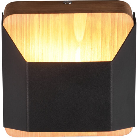 HLW LED Dimbare LED Wandlamp Mat Zwart met Warm Wit 3000K en OSRAM LEDs - 4.3W HLW LED Dimbare LED Wandlamp Mat Zwart met Warm Wit 3000K en OSRAM LEDs - 4.3W