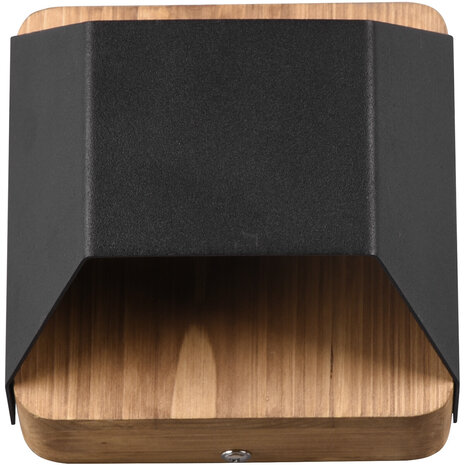 HLW LED Dimbare LED Wandlamp Mat Zwart met Warm Wit 3000K en OSRAM LEDs - 4.3W HLW LED Dimbare LED Wandlamp Mat Zwart met Warm Wit 3000K en OSRAM LEDs - 4.3W