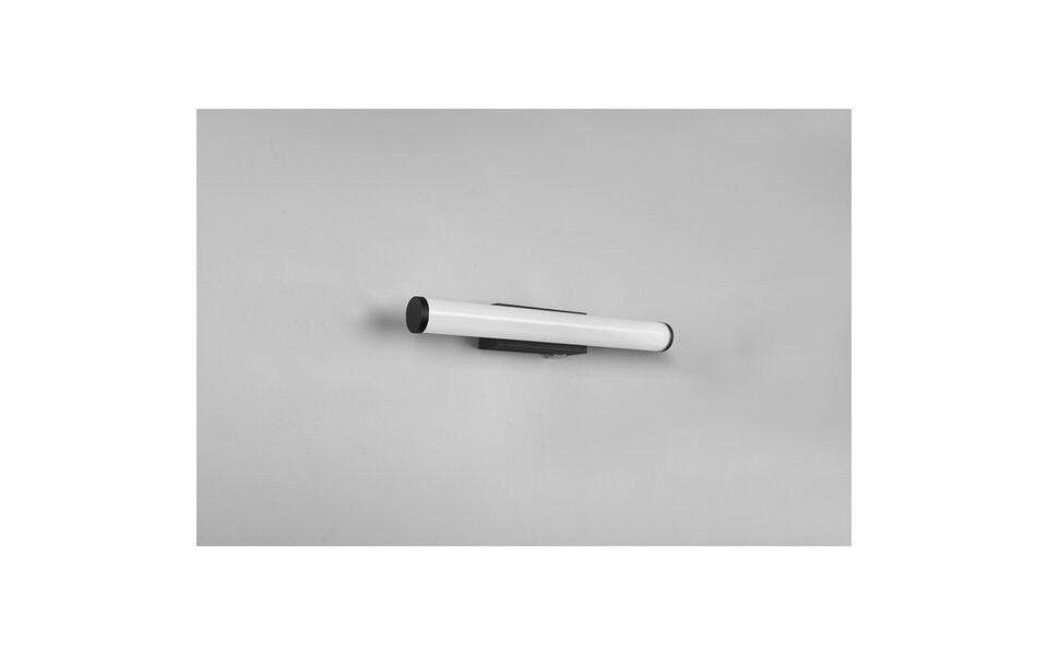 HLW LED LED Wandlamp Mat Zwart Rond - Warm Wit 3000K - 4.3W LED, Duurzaam Aluminium