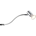 Trion Giano LED Wandlamp - Spatwaterdicht IP44, GU10 Fitting, Aluminium, Glans Chroom