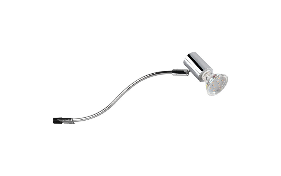 HLW LED Trion Giano LED Wandlamp - Spatwaterdicht IP44, GU10 Fitting, Aluminium, Glans Chroom