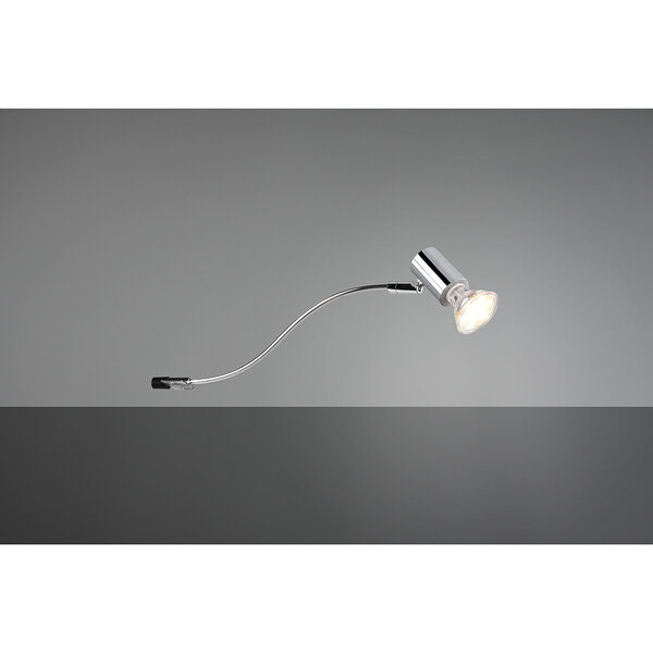 HLW LED Trion Giano LED Wandlamp - Spatwaterdicht IP44, GU10 Fitting, Aluminium, Glans Chroom HLW LED Trion Giano LED Wandlamp - Spatwaterdicht IP44, GU10 Fitting, Aluminium, Glans Chroom