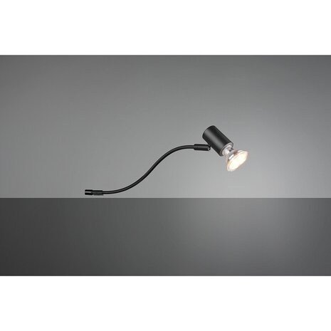 HLW LED LED Wandlamp Mat Zwart - Spatwaterdicht IP44 - GU10 Fitting - Aluminium HLW LED LED Wandlamp Mat Zwart - Spatwaterdicht IP44 - GU10 Fitting - Aluminium