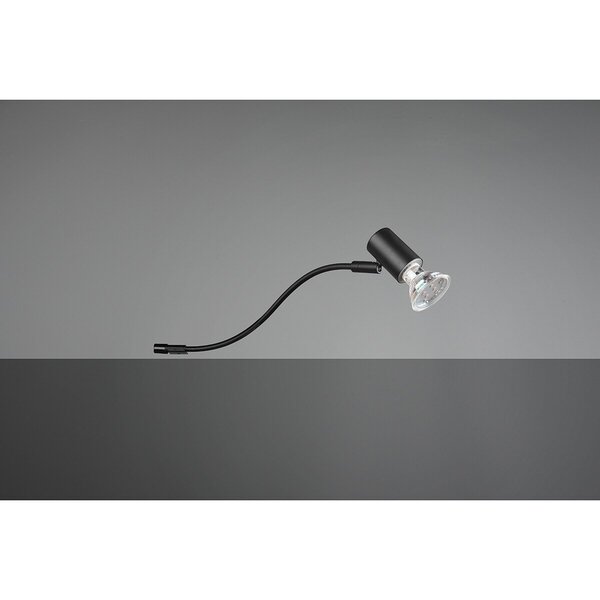HLW LED LED Wandlamp Mat Zwart - Spatwaterdicht IP44 - GU10 Fitting - Aluminium HLW LED LED Wandlamp Mat Zwart - Spatwaterdicht IP44 - GU10 Fitting - Aluminium