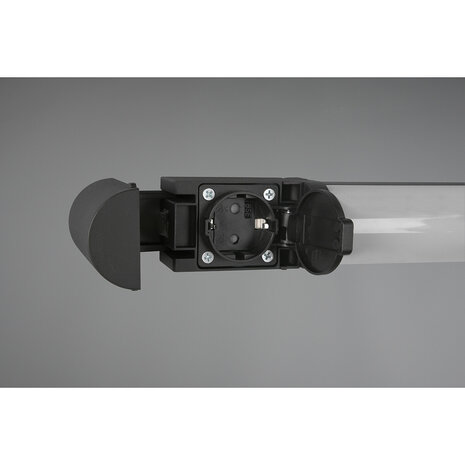 HLW LED LED Wandlamp 8W Warm Wit 3000K - Mat Zwart, Spatwaterdicht IP44 & Duurzaam