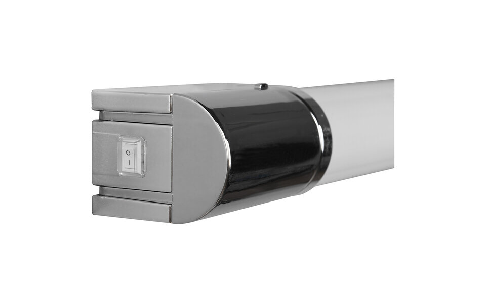 HLW LED LED Wandlamp 21W Warm Wit 3000K Spatwaterdicht IP44 Glans Chroom