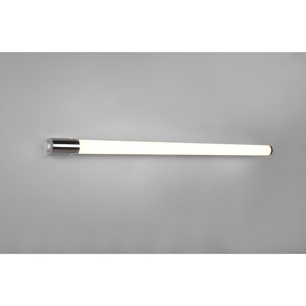 HLW LED LED Wandlamp 21W Warm Wit 3000K Spatwaterdicht IP44 Glans Chroom