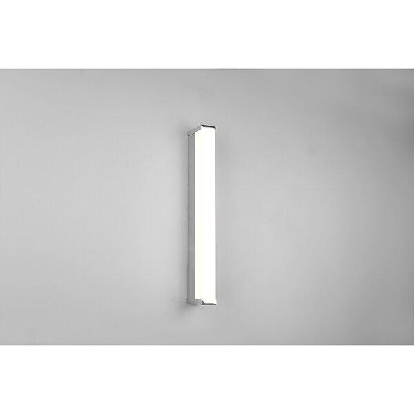 HLW LED LED Wandlamp 6W Warm Wit 3000K Spatwaterdicht IP44 - Mat Chroom Aluminium HLW LED LED Wandlamp 6W Warm Wit 3000K Spatwaterdicht IP44 - Mat Chroom Aluminium