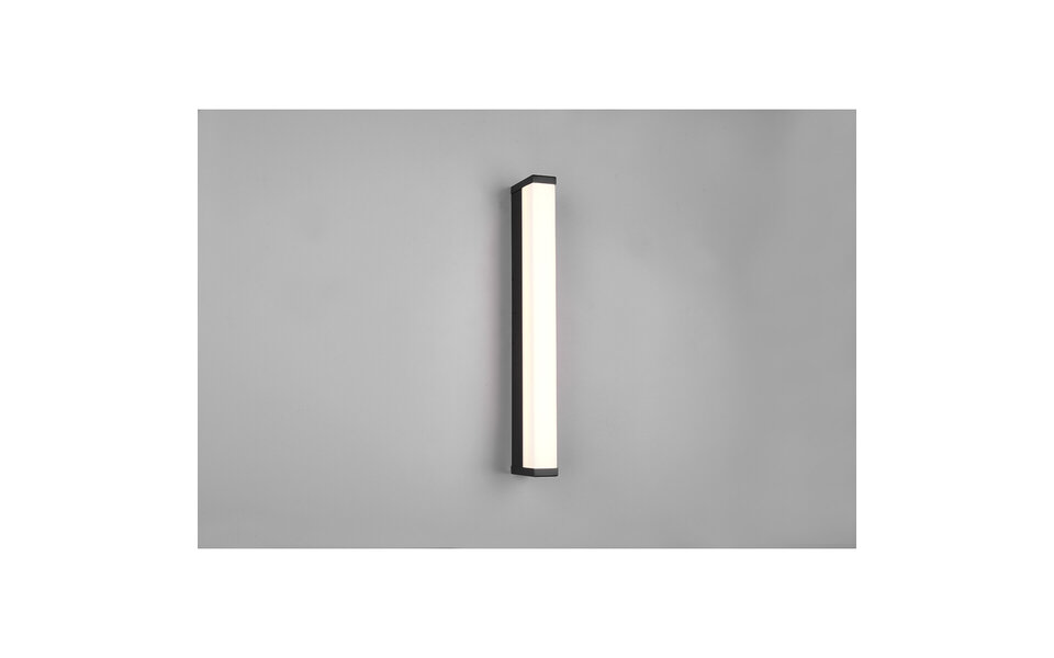 HLW LED LED Wandlamp Mat Zwart - 6W Warm Wit 2700K–3000K, Waterdicht, Beam Angle Verstelbaar