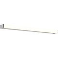 LED Wandlamp 12W Warm Wit 3000K - Spatwaterdicht IP44, Verstelbare Beam Angle, Mat Chroom
