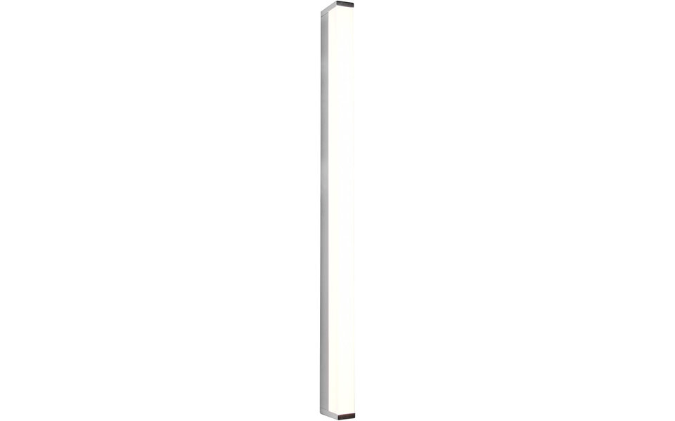 HLW LED LED Wandlamp 12W Warm Wit 3000K - Spatwaterdicht IP44, Verstelbare Beam Angle, Mat Chroom