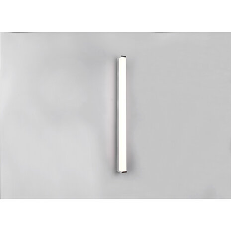 HLW LED LED Wandlamp 12W Warm Wit 3000K - Spatwaterdicht IP44, Verstelbare Beam Angle, Mat Chroom HLW LED LED Wandlamp 12W Warm Wit 3000K - Spatwaterdicht IP44, Verstelbare Beam Angle, Mat Chroom