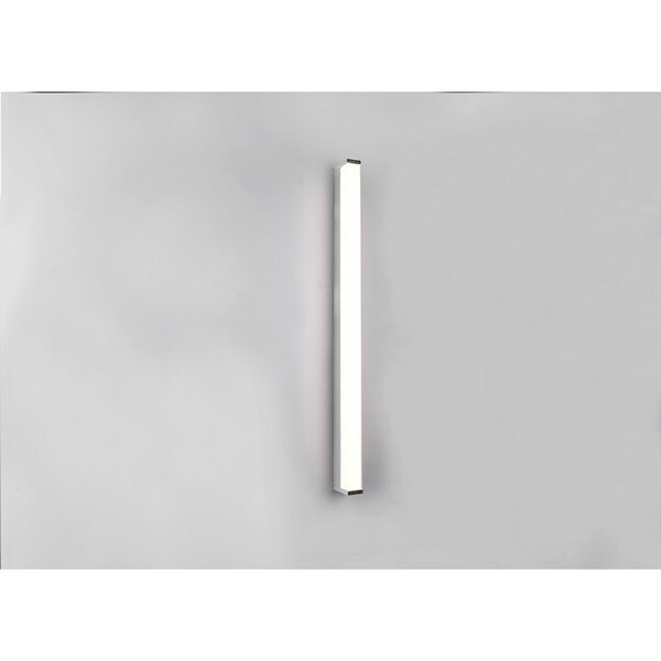 HLW LED LED Wandlamp 12W Warm Wit 3000K - Spatwaterdicht IP44, Verstelbare Beam Angle, Mat Chroom HLW LED LED Wandlamp 12W Warm Wit 3000K - Spatwaterdicht IP44, Verstelbare Beam Angle, Mat Chroom