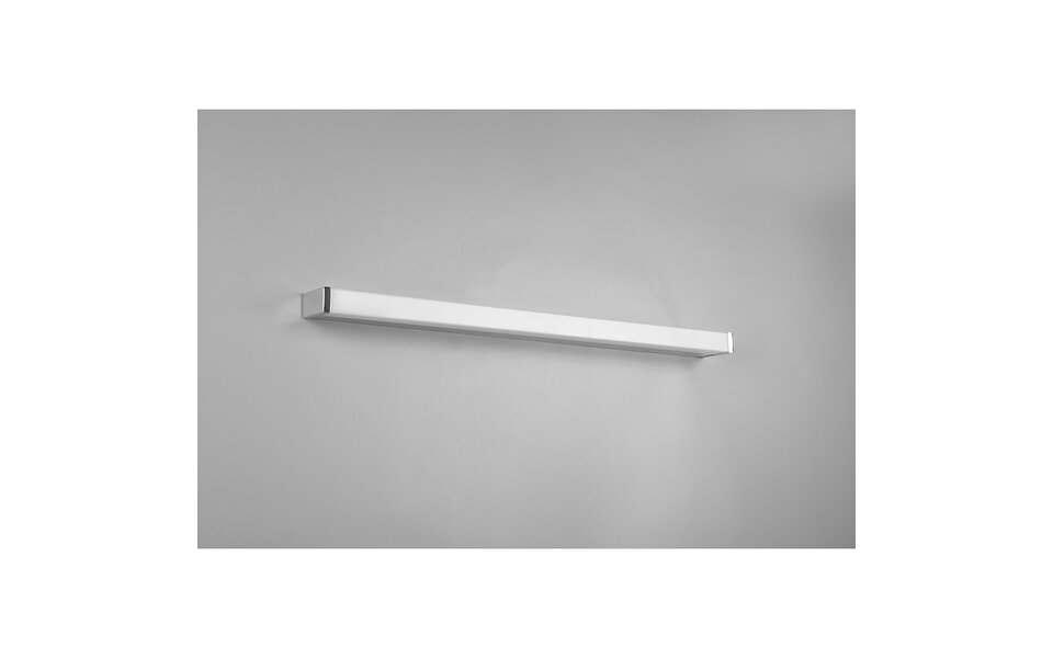 HLW LED LED Wandlamp 12W Warm Wit 3000K - Spatwaterdicht IP44, Verstelbare Beam Angle, Mat Chroom