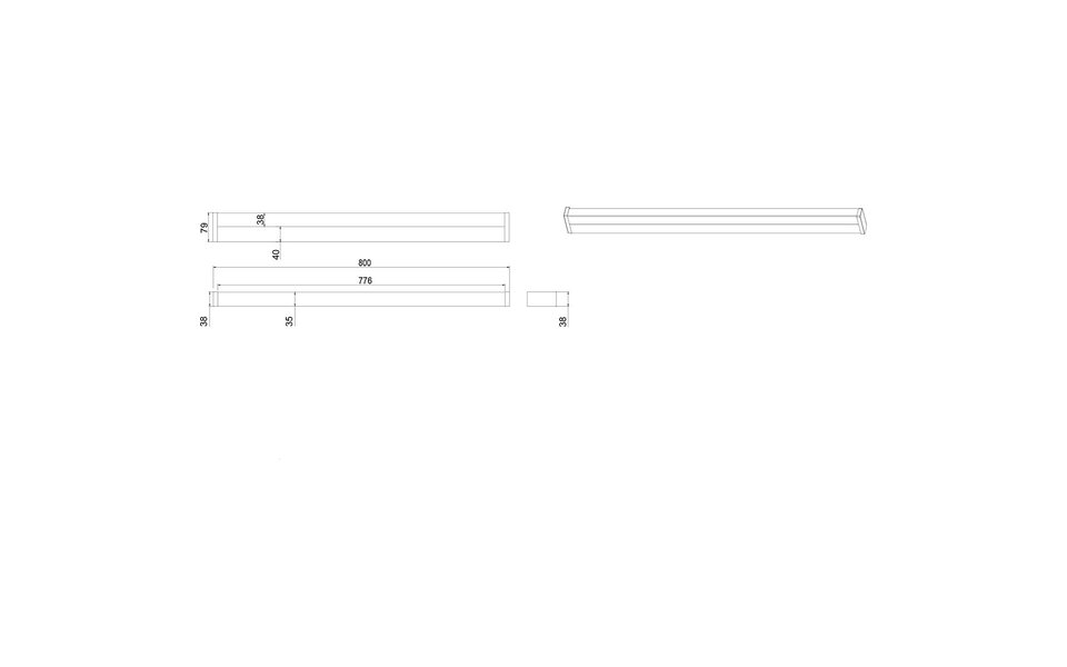 HLW LED LED Wandlamp 12W Warm Wit 3000K - Spatwaterdicht IP44, Verstelbare Beam Angle, Mat Chroom